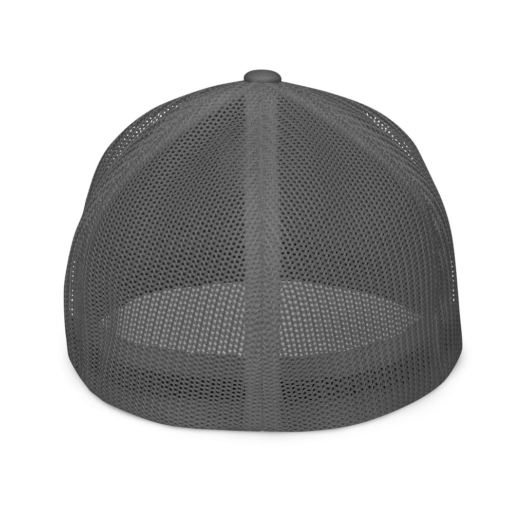 Gorra Trucker Steady Wave – Malla Transpirable con Diseño Tropical