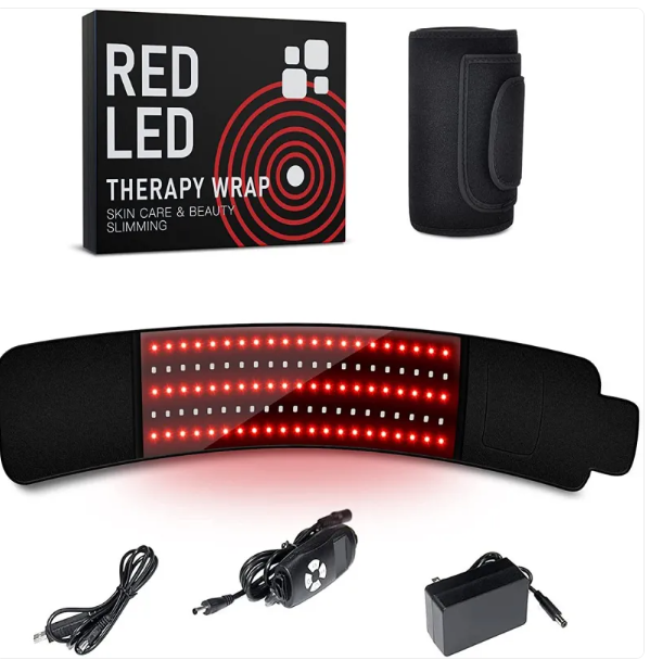 Cinturón de Terapia Infrarroja LED – 105 LEDs para Alivio del Dolor y Relajación