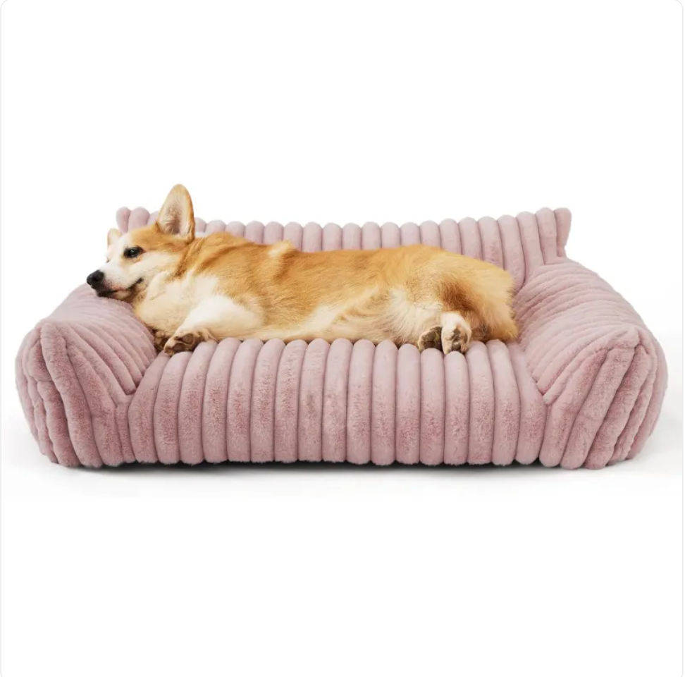 Sofá para Mascotas Bedsure – Cama de Pana Suave para Gatos y Perros
