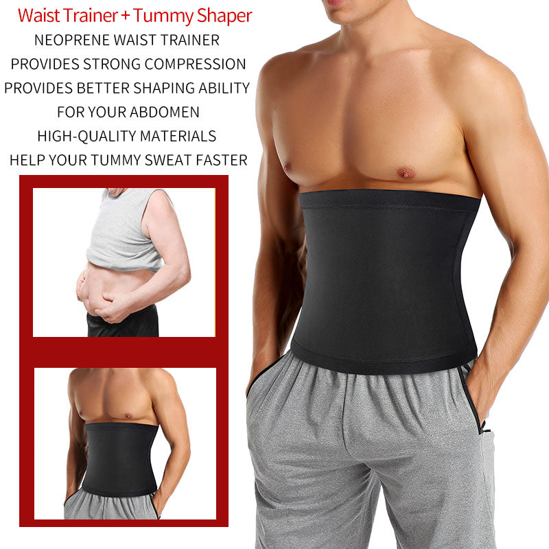 Cinturón Reductor Sauna para Hombre – Faja Moldeadora y Reductora de Cintura