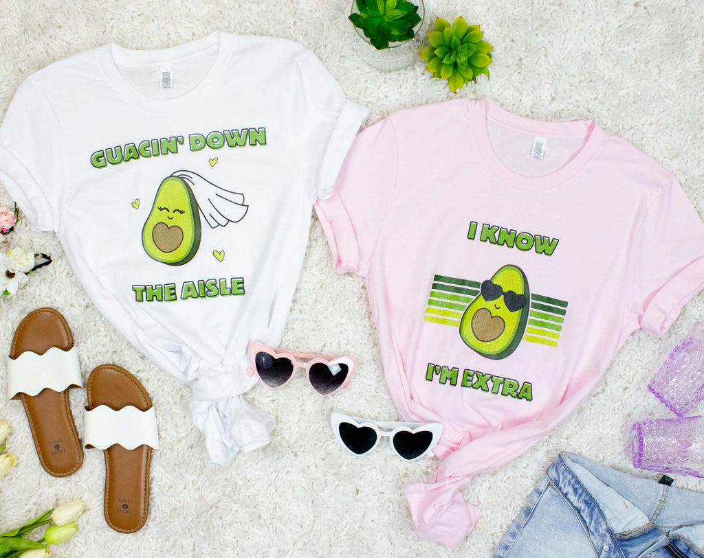 Camiseta Boda Fiesta Mexicana – Guacin' Down the Aisle & I Know I'm Extra