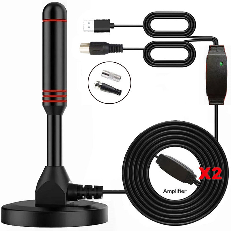 Antena de TV con Ventosa Interior/Exterior – DTMB DVB-T2 HD Digital