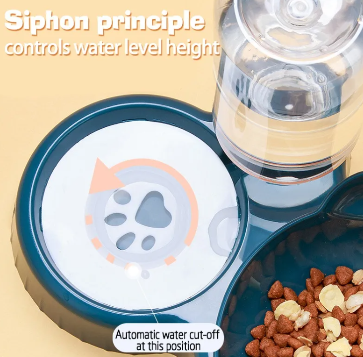 Comedero Automático para Gatos – Dispensador de Comida y Agua Programable