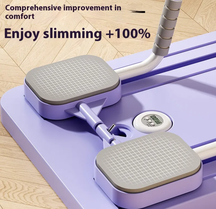 Tabla de Fitness Multifuncional con Rueda Abdominal – Entrenamiento Completo en Casa