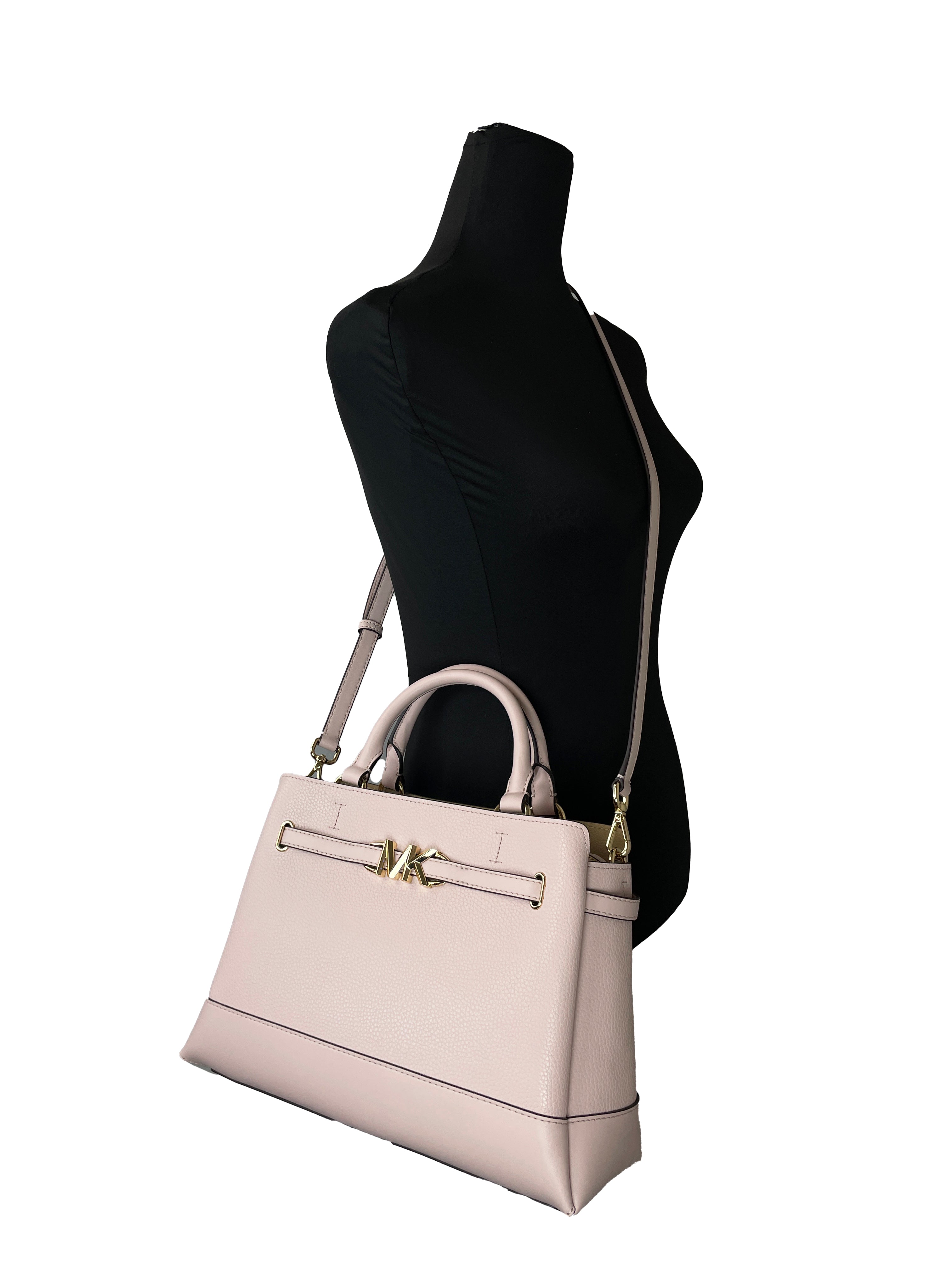 Bolso Michael Kors Reed Grande – Satchel de Cuero con Correa Cruzada