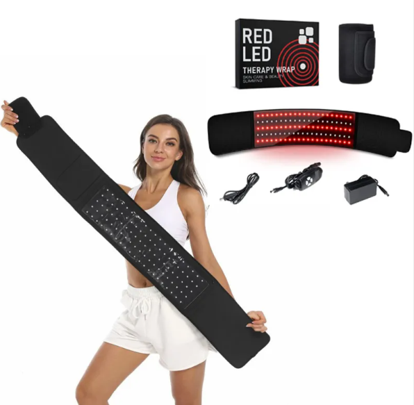 Cinturón de Terapia Infrarroja LED – 105 LEDs para Alivio del Dolor y Relajación
