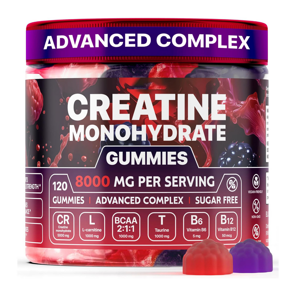 Gummies Muscle Boost con Creatina – Energía, Resistencia y Recuperación Muscular