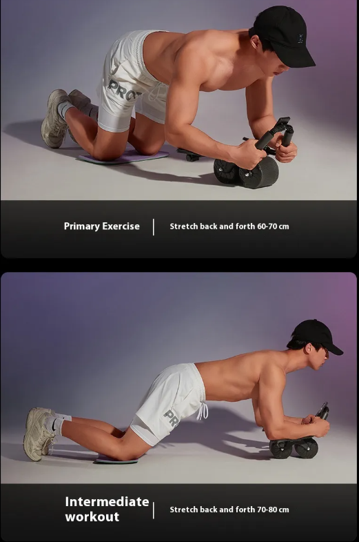 Rueda Abdominal de Rebote Automático – Entrenamiento de Core en Casa