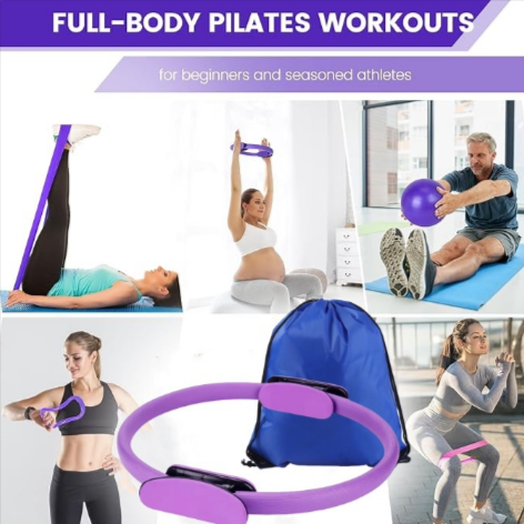 Set de Yoga y Pilates 13 Piezas – Kit Completo para Entrenamiento en Casa