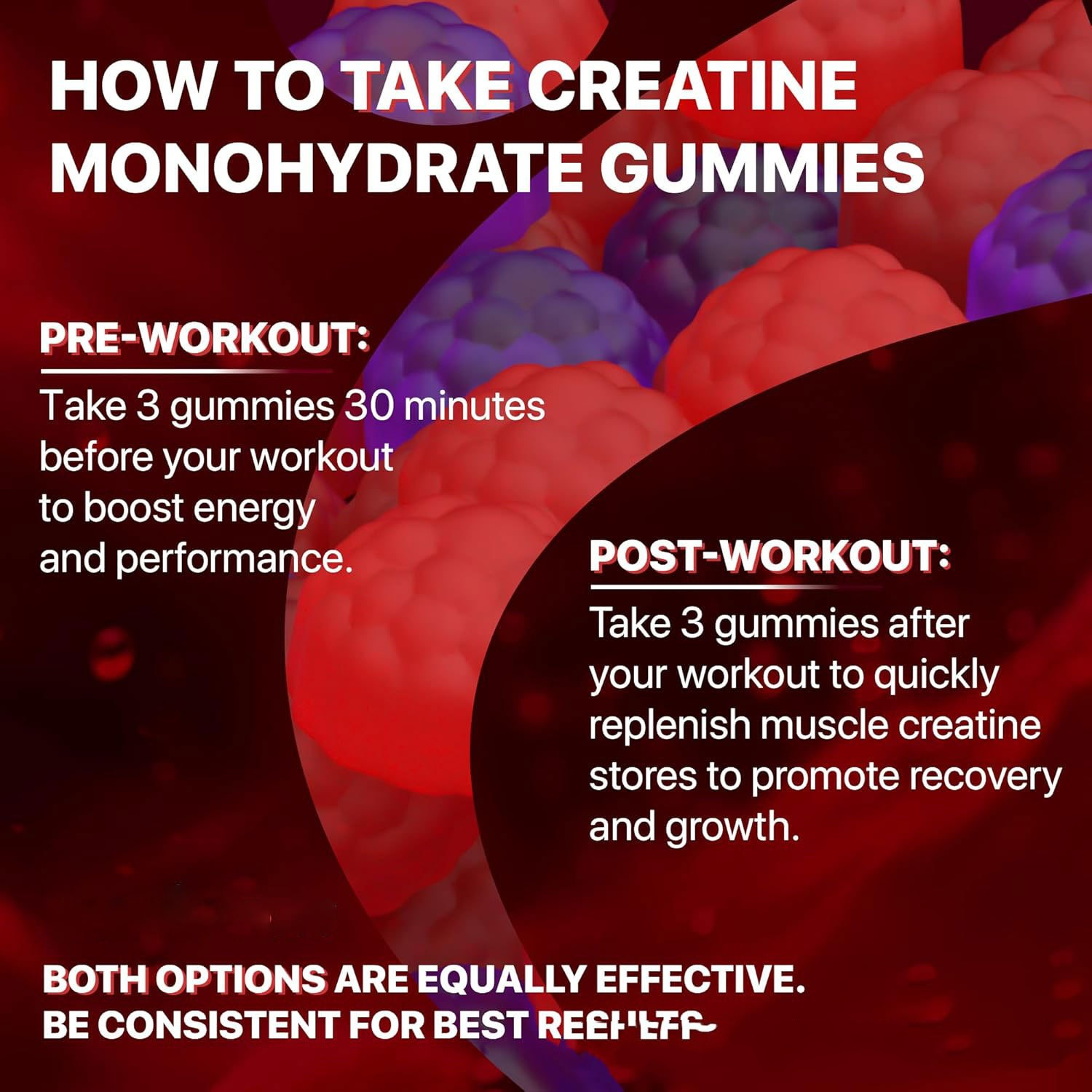 Gummies Muscle Boost con Creatina – Energía, Resistencia y Recuperación Muscular