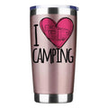 Termo Camping 20oz – Vaso Térmico al Vacío de Acero Inoxidable