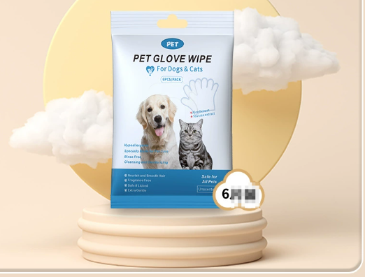 Guantes y Toallitas de Limpieza para Mascotas – Higiene Fácil para Perros y Gatos