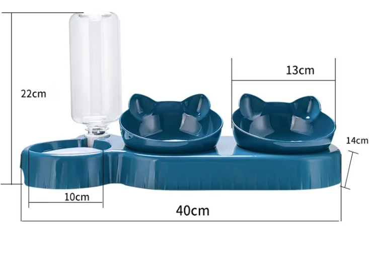 Comedero Automático para Gatos – Dispensador de Comida y Agua Programable