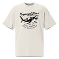 Camiseta Oversized Sharky Deep Water Club – Estilo Vintage Desgastado
