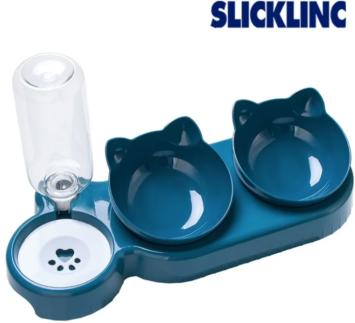 Comedero Automático para Gatos – Dispensador de Comida y Agua Programable