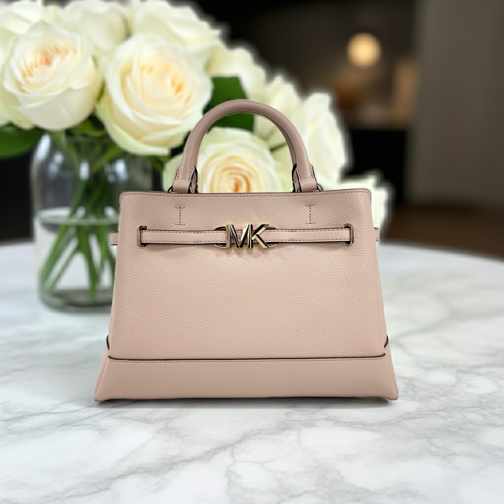Bolso Michael Kors Reed Grande – Satchel de Cuero con Correa Cruzada