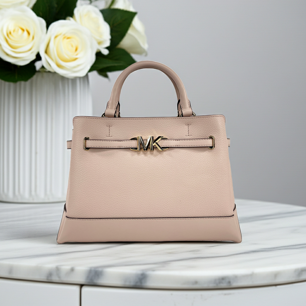 Bolso Michael Kors Reed Grande – Satchel de Cuero con Correa Cruzada